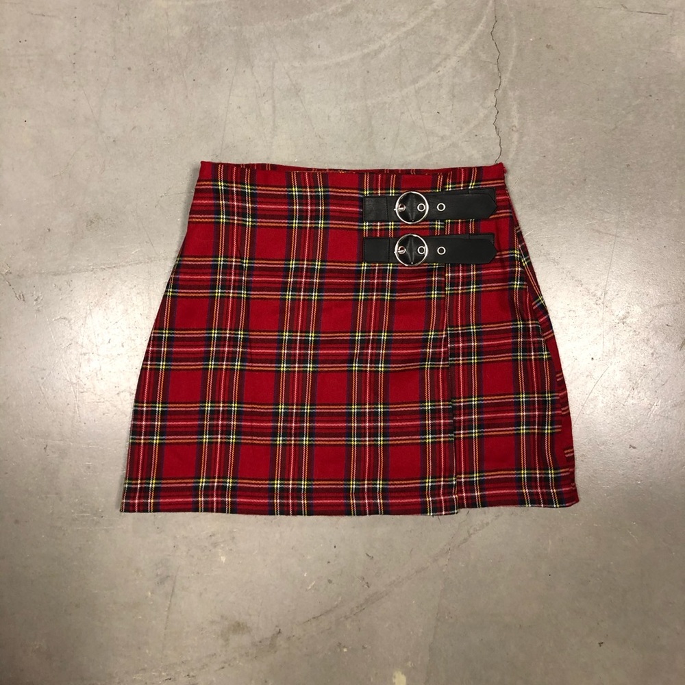 Plaid forever 21 Y2K mini skirt